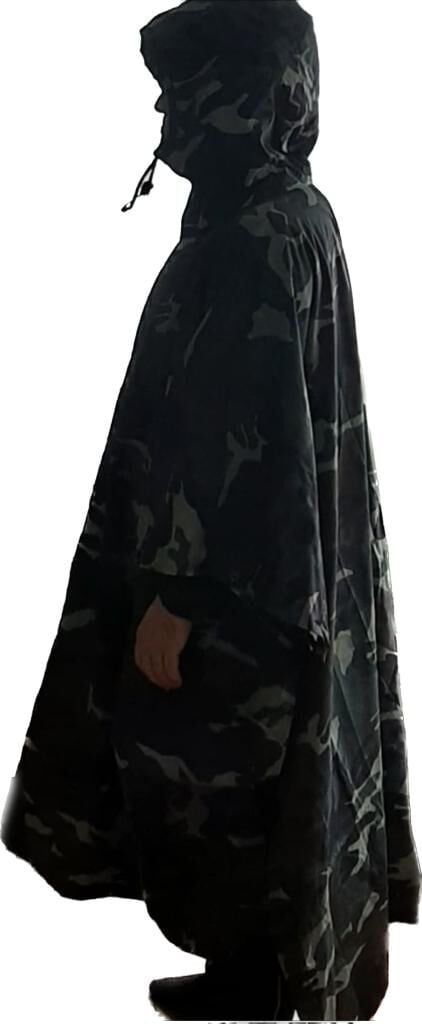 Kamuflaş panço Yağmurluk