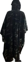 Kamuflaş panço Yağmurluk