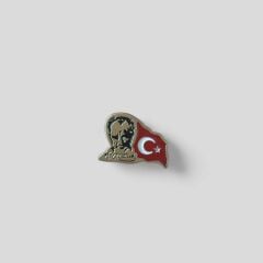 TÜRK BAYRAKLI ATATÜRK  ROZET