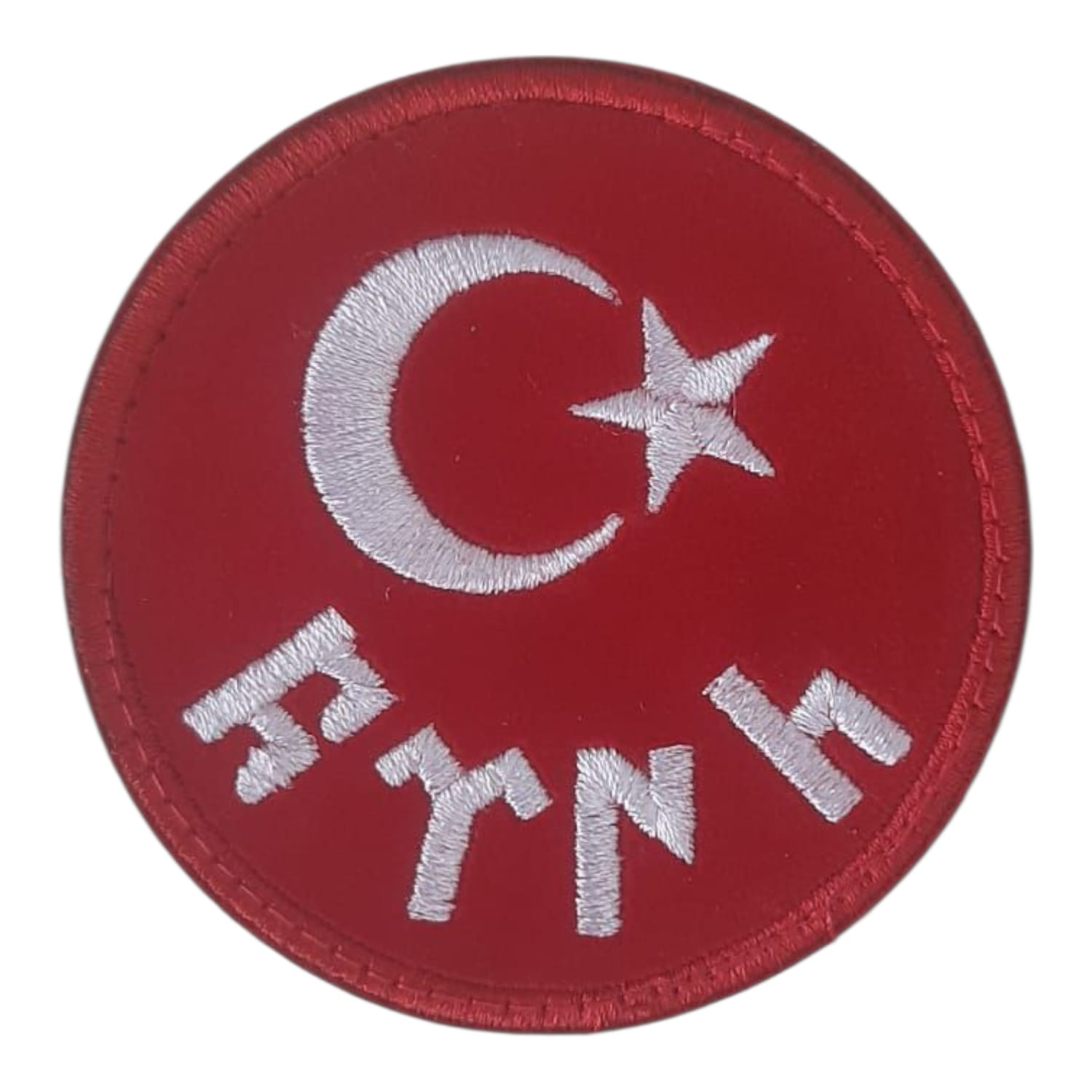 GÖKTÜRK YAZILI TÜRK BAYRAĞI CIRTLI  NAKIŞ ARMA/PATCH/ PEÇ MODEL