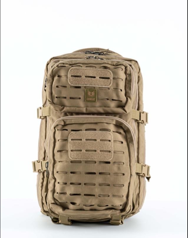 Combat Tactical Taktik 45 Lt Askeri Kum Rengi Sırt Çantası-Outdoor Sırt Çantası