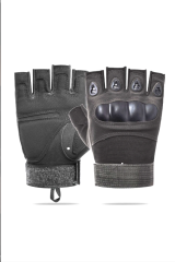 siyah Taktik parmaksız eldiven sert Knuckle Paintball Airsoft avcılık savaş sürme yürüyüş askeri yarım parmak eldiven